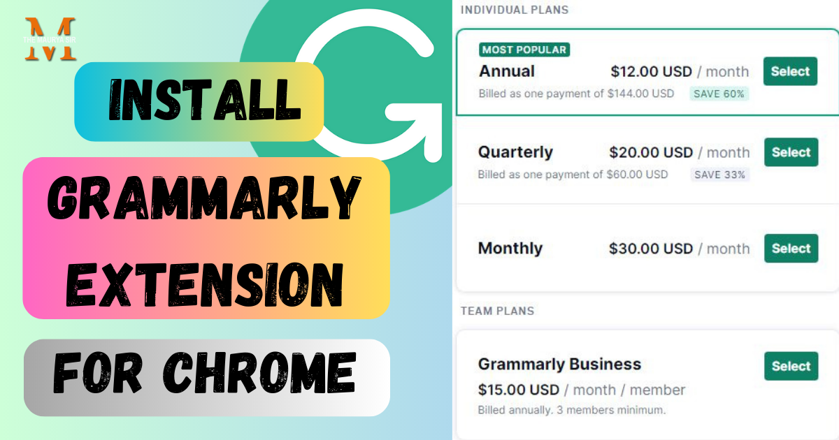 How to Install Grammarly Extension for Chrome?